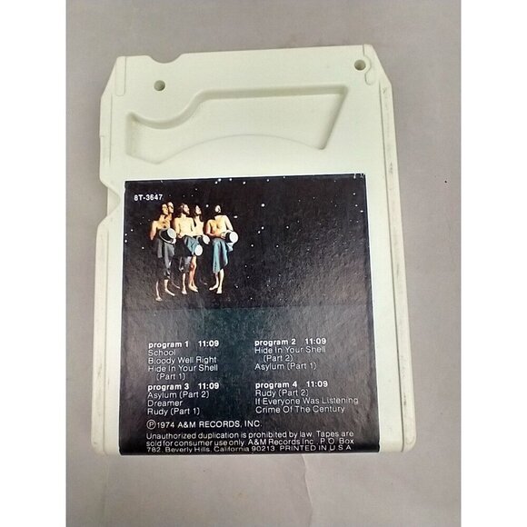 SUPERTRAMP Crime of the Century - 8 Track - Tested - Picture 3 of 6